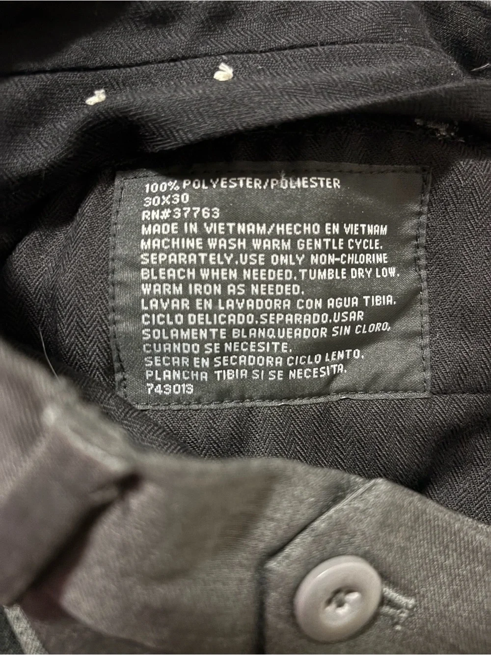 Men's Charcoal Gray Pleated Dress Pants